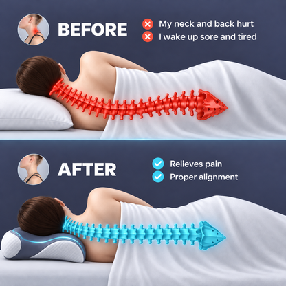 Ergonomic Memory Foam Cervical Pillow