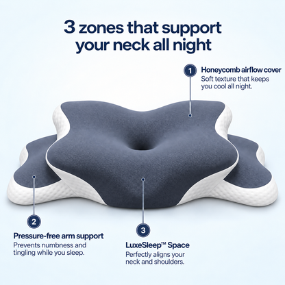 Ergonomic Memory Foam Cervical Pillow